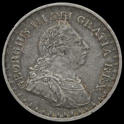 1811 George III Silver Three Shillings Bank Token Obverse