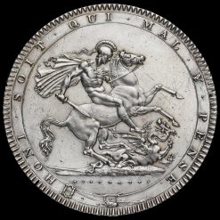 1819 George III Milled Silver LIX Crown Reverse