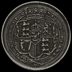 1820 George III Milled Silver Shilling Reverse
