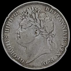 1822 George IV Milled Silver Crown Obverse