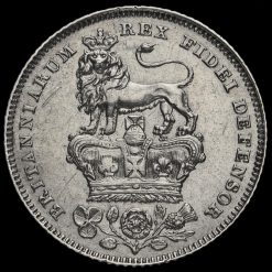 1828 George IV Milled Silver Sixpence Reverse