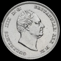 1836 William IV Milled Silver Fourpence / Groat Obverse