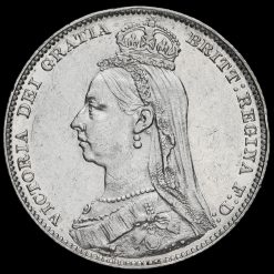 1892 Queen Victoria Jubilee Head Silver Shilling Obverse