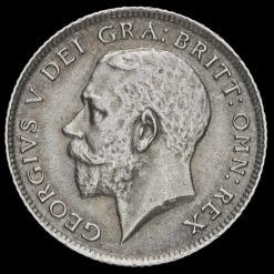 1913 George V Silver Sixpence Obverse
