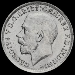 1918 George V Silver Threepence Obverse