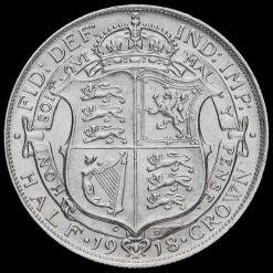 1918 George V Silver Half Crown Reverse