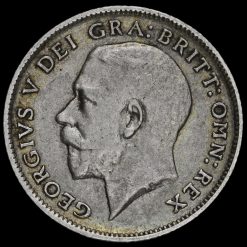 1919 George V Silver Sixpence Obverse
