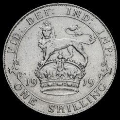 1919 George V Silver Shilling Reverse
