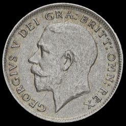 1922 George V Silver Sixpence Obverse