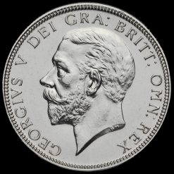 1927 George V Silver Proof Florin Obverse