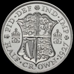 1927 George V Silver Proof Half Crown Reverse