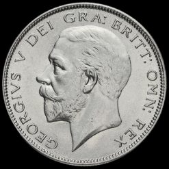 1928 George V Silver Half Crown Obverse