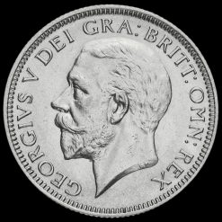 1929 George V Silver Shilling Obverse