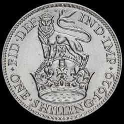 1929 George V Silver Shilling Reverse