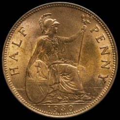 1930 George V Halfpenny Reverse