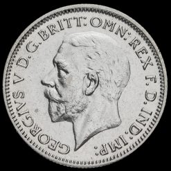 1935 George V Silver Sixpence Obverse