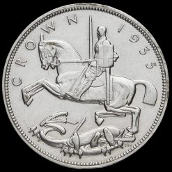 1935 King George V Rocking Horse Silver Jubilee Crown Reverse