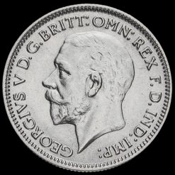 1936 George V Silver Sixpence Obverse