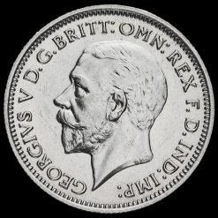 1936 George V Silver Sixpence Obverse