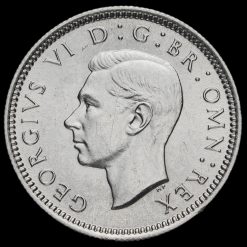 1939 George VI Silver Sixpence Obverse