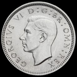 1939 George VI Silver Sixpence Obverse
