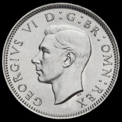 1943 George VI Silver Scottish Shilling Obverse