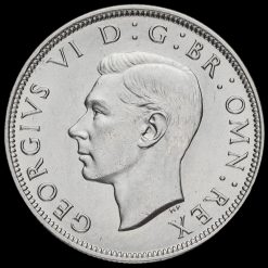 1946 George VI Silver Half Crown Obverse