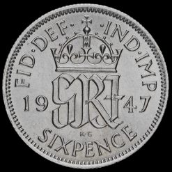1947 George VI Sixpence Reverse