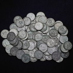 500 Grams of Circulated Pre 1947 British .500 Silver Bullion Investment Shillings