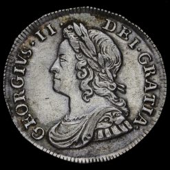 1746 George II Early Milled Silver Maundy Threepence Obverse