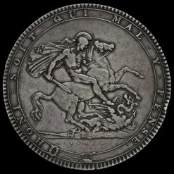1819 George III Milled Silver LIX Crown Reverse
