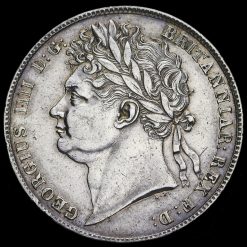 1821 George IV Milled Silver Half Crown Obverse