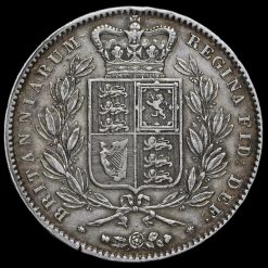 1845 Queen Victoria Young Head Silver Crown Reverse