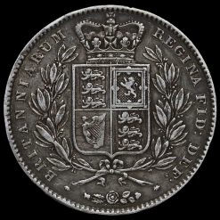 1845 Queen Victoria Young Head Silver Crown Reverse