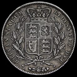 1845 Queen Victoria Young Head Silver Crown Reverse