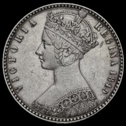 1849 Queen Victoria Godless Florin Obverse