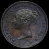 1869 Queen Victoria Young Head Silver Maundy Fourpence Obverse