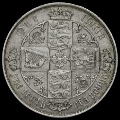 1883 Queen Victoria Gothic Florin Reverse
