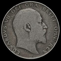 1902 Edward VII Silver Half Crown Obverse