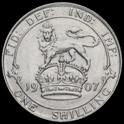 1907 Edward VII Silver Shilling Reverse