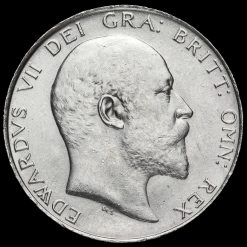 1910 Edward VII Silver Half Crown Obverse