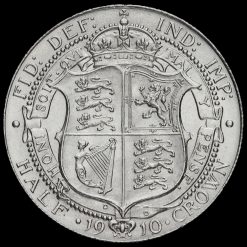 1910 Edward VII Silver Half Crown Reverse