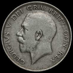 1912 George V Silver Half Crown Obverse