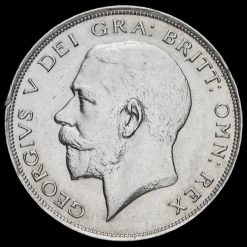 1923 George V Silver Half Crown Obverse