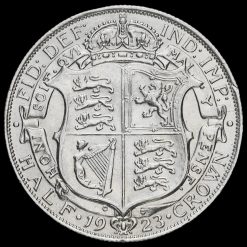 1923 George V Silver Half Crown Reverse