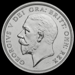 1927 George V Silver Proof Wreath Crown Obverse