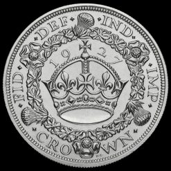 1927 George V Silver Proof Wreath Crown Reverse