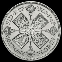 1927 George V Silver Proof Florin Reverse