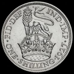 1927 George V Silver Shilling Reverse