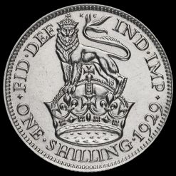 1929 George V Silver Shilling Reverse